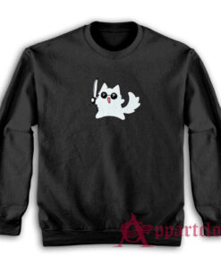 Gojo Cat Knife Funny Sweatshirt