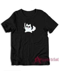 Gojo Cat Knife Funny T-Shirt