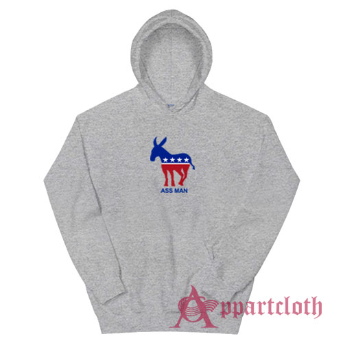 Ass Man Democratic Party Donkey JD Scrubs Hoodie