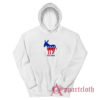 Ass Man Democratic Party Donkey JD Scrubs Hoodie