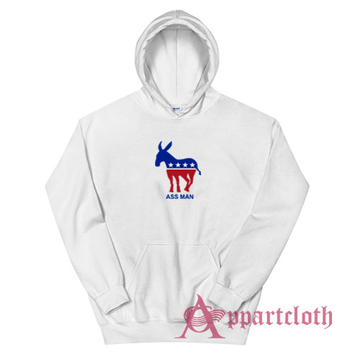 Ass Man Democratic Party Donkey JD Scrubs Hoodie