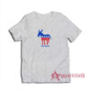 Ass Man Democratic Party Donkey JD Scrubs T-Shirt