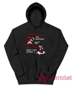 Big Cats Are Dangerous But A Little Pussy Won't Hurt Anyone Hoodie
