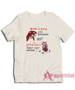 Big Cats Are Dangerous But A Little Pussy Won't Hurt Anyone T-Shirt