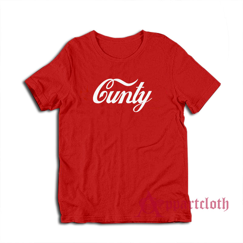 Cunty Coca Cola Parody T-Shirt