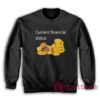 Current Financial Status Gold Coin Chocolate Sweatshirt