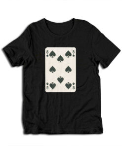 Eight of Spades Vintage Playing Card T-Shirt