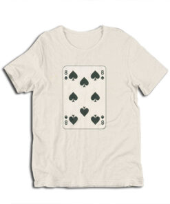 Eight of Spades Vintage Playing Card T-Shirt
