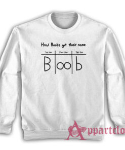 How Boobs Got Their Name Sweatshirt