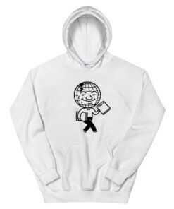 Smiling Globe Jimmie Dimmick Pulp Fiction Hoodie
