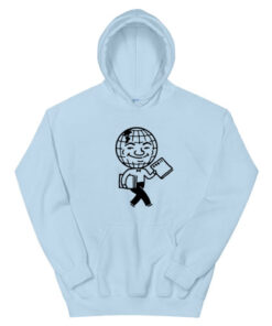 Smiling Globe Jimmie Dimmick Pulp Fiction Hoodie