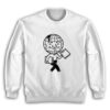 Smiling Globe Jimmie Dimmick Pulp Fiction Sweatshirt