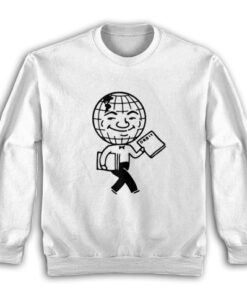 Smiling Globe Jimmie Dimmick Pulp Fiction Sweatshirt