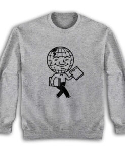 Smiling Globe Jimmie Dimmick Pulp Fiction Sweatshirt