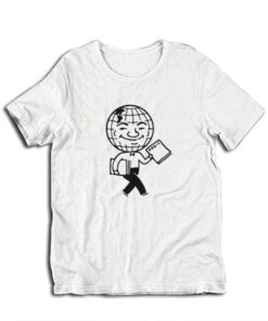 Smiling Globe Jimmie Dimmick Pulp Fiction T-Shirt