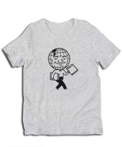 Smiling Globe Jimmie Dimmick Pulp Fiction T-Shirt