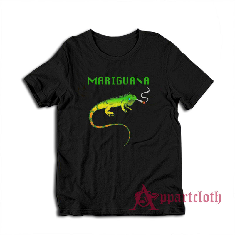 Mariguana Funny Iguana T-Shirt