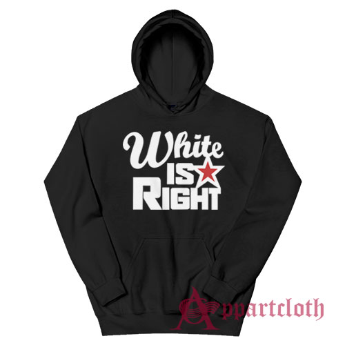 White Is Right Frank Gallagher Shameless Hoodie