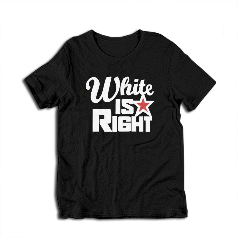 White Is Right Frank Gallagher Shameless T-Shirt