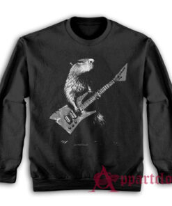 Capybara Playing Guitar Sweatshirt