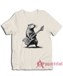 Capybara Playing Guitar T-Shirt