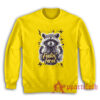 Feelin Feral Raccoon Funny Sweatshirt