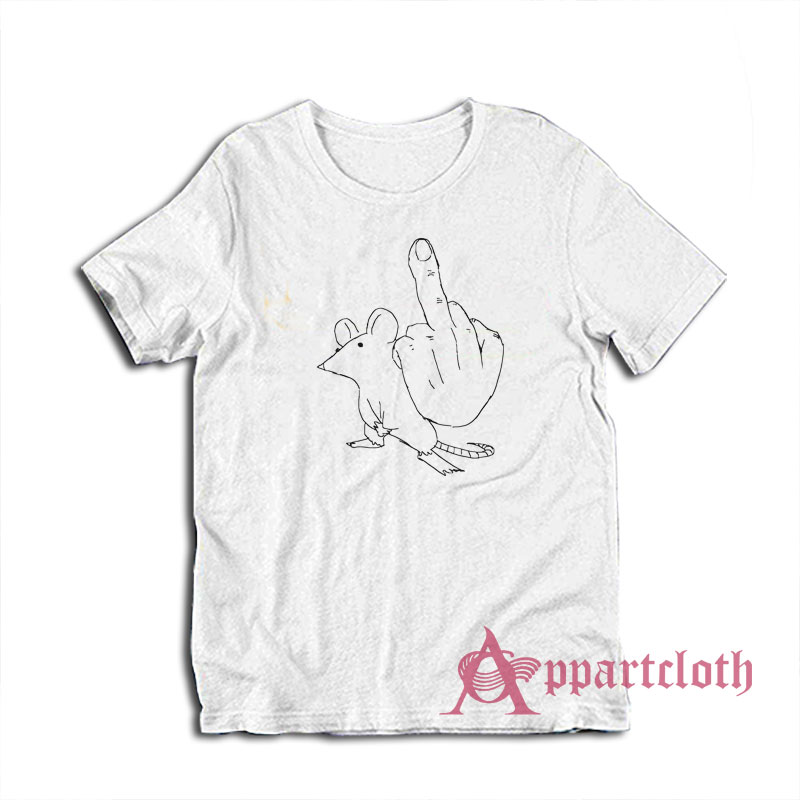 Mouse Middle Finger Funny T-Shirt