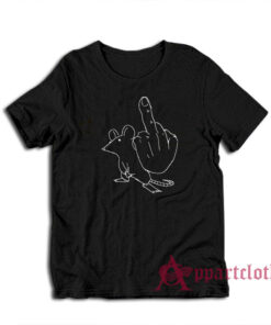 Mouse Middle Finger Funny T-Shirt