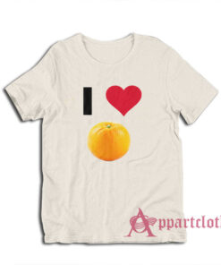 I love Orange T-Shirt
