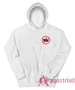 No Riding Triceratops Hoodie