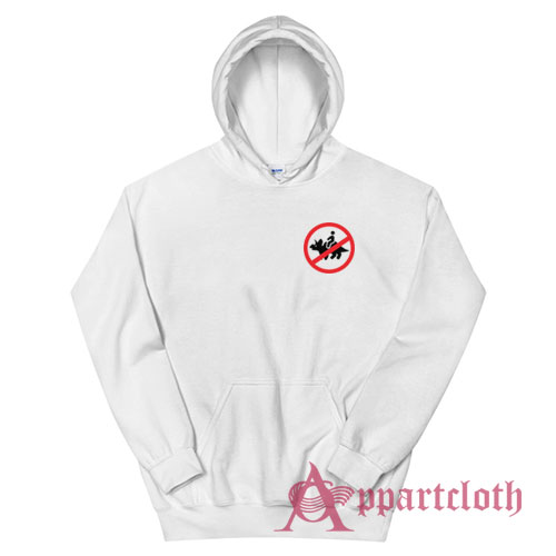 No Riding Triceratops Hoodie