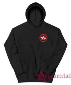 No Riding Triceratops Hoodie