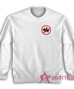 No Riding Triceratops Sweatshirt