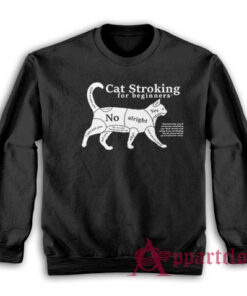 Cat Stroking for Beginners Sweatshirt