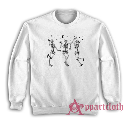 Dancing Skeleton 90s Vintage Sweatshirt