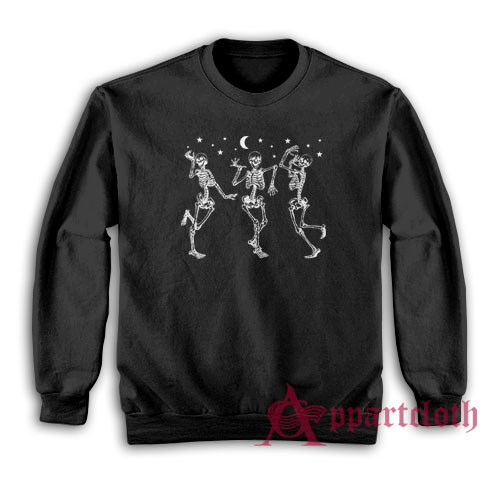 Dancing Skeleton 90s Vintage Sweatshirt