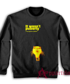 It Wasn't Puberty It Was Gamma Radiation Sweatshirt