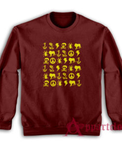 Jesse Pinkman Yellow Icons Breaking Bad Sweatshirt