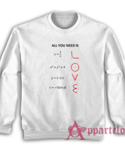 Love Math Graphs Sweatshirt