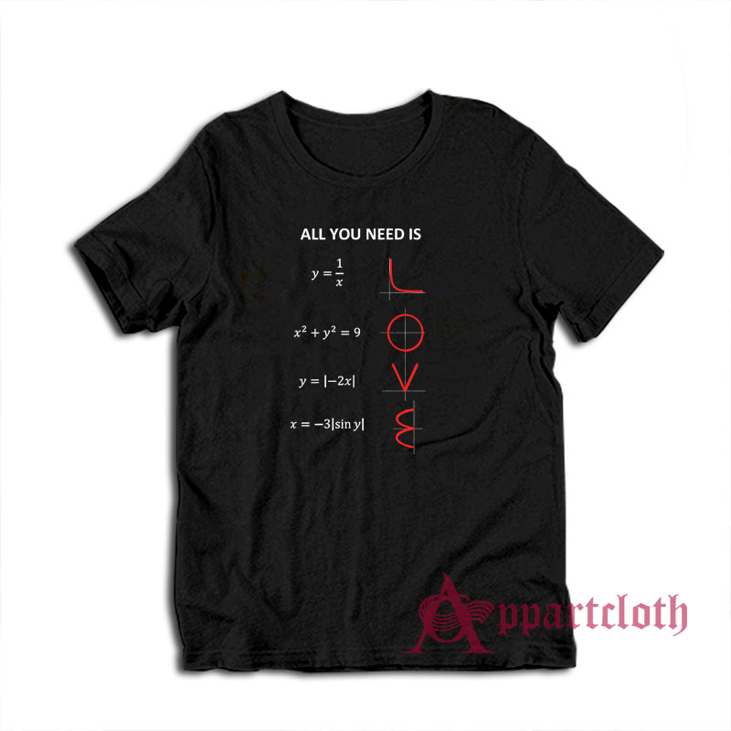 Love Math Graphs T-Shirt