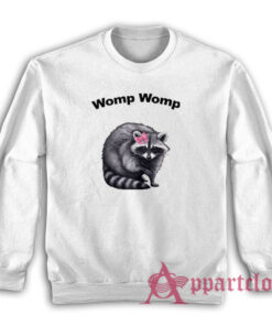 Raccoon Womp Womp with Pink Bow Sweatshirt