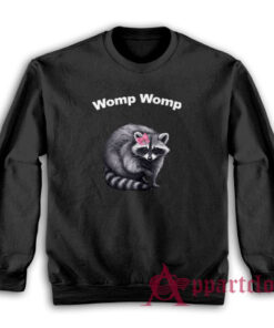 Raccoon Womp Womp with Pink Bow Sweatshirt