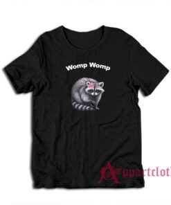 Raccoon Womp Womp with Pink Bow T-Shirt