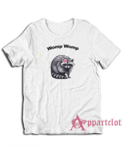 Raccoon Womp Womp with Pink Bow T-Shirt