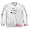 Relationship Status Waiting For Your Favourite Fictional Character Sweatshirt