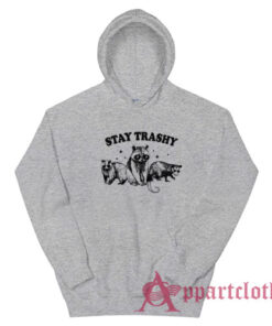 Stay Trashy Raccoons Opossums Hoodie