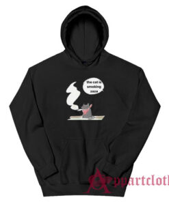 The Cat Is Smoking Zaza Hoodie