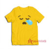 Tired Emoji Funny T-Shirt
