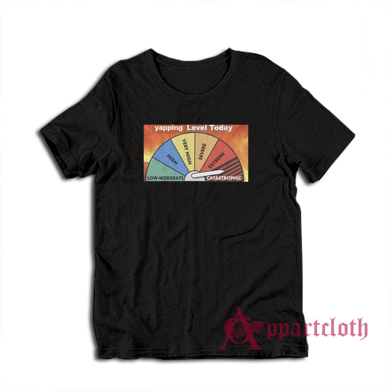 Yapping Level Today Catastrophic T-Shirt