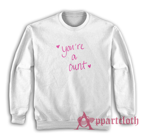 You're a Cunt Funny Sweatshirt